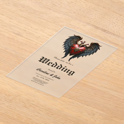 TThe pulsating heart of mechanics,  Acryl Uitnodigingen (Laagn)