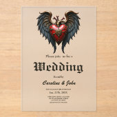 TThe pulsating heart of mechanics, Acryl Uitnodigingen (Voorkant)