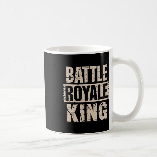 Ttle Royale Koning Bedrukte Gamer Koffiemok (Rechts)