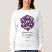 TTRPG Tabletop RPG Gamer d20 T-Shirt (Voorkant)