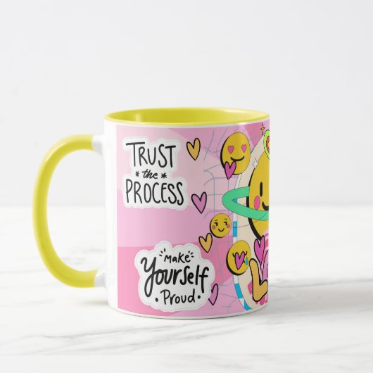 ttruste the prosesse Retro Smile  Mok (Links)