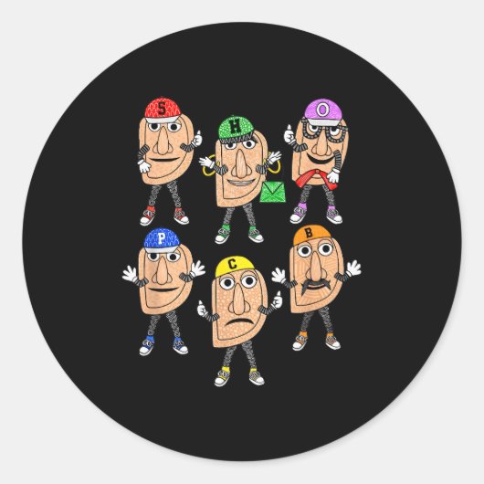 Ttsburgh Erogies Funny Meme Ronde Sticker (Voorkant)