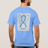 TTTS Awareness Ribbon Angel Custom T-shirt (Achterkant)