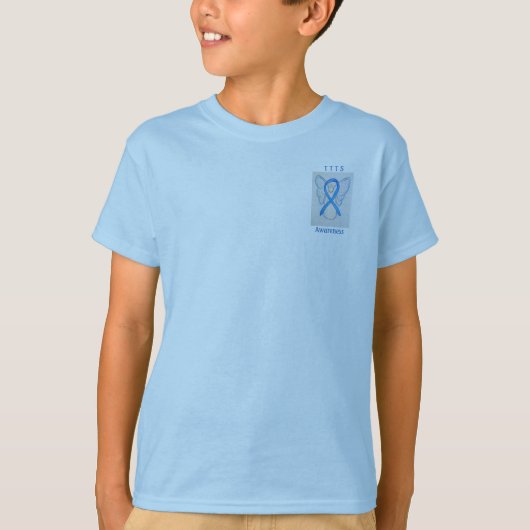 TTTS Awareness Ribbon Angel Custom T-shirt (Voorkant)