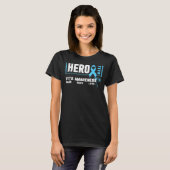 TTTS Hero Twin to Twin Transfusie Syndrome Awar T-shirt (Voorkant volledig)