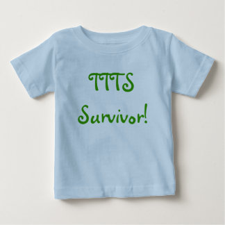 TTTS Survivor baby shirt