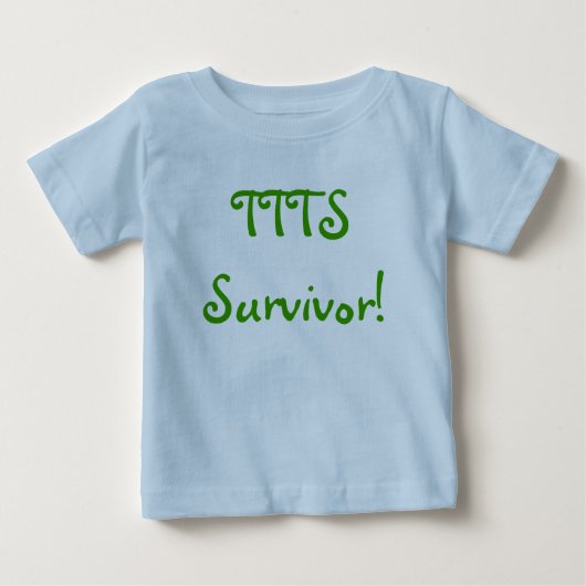 TTTS Survivor baby shirt (Voorkant)