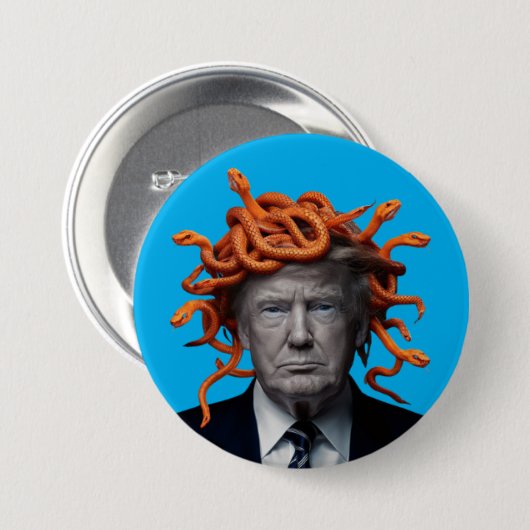 Ttump Medusa Button (Voorkant /achterkant)