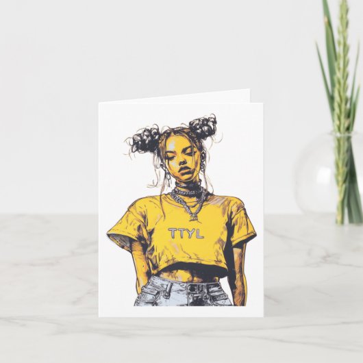 Ttyl Vibes Sticker Kaart (Voorkant)