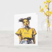 Ttyl Vibes Sticker Kaart (Gele Bloem)