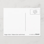 Tu Bishvat - 7 minuten Briefkaart (Achterkant)