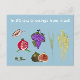 Tu Bishvat - 7 minuten Briefkaart