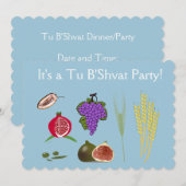 Tu Bishvat - 7 minuten Kaart (Voorkant / Achterkant)