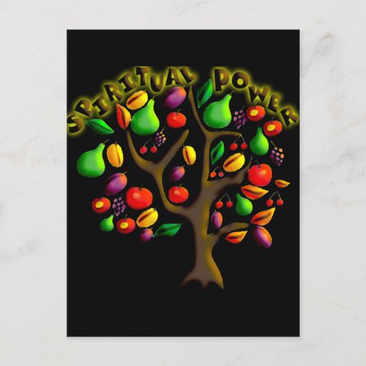 Tu Bishvat Briefkaart (Voorkant)