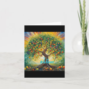 Tu Bishvat Gelukkig Nieuwjaar Voor Bomen  Kaart