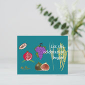 Tu B'Shvat Briefkaart (Staand voorkant)