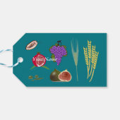 Tu B'Shvat Cadeaulabel (Achterkant Horizontaal)