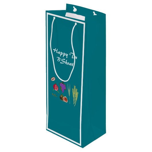 Tu B'Shvat Wijn Cadeautas (Achterkant Gekanteld)