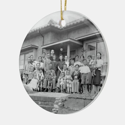 Tu Family Afbeelding Keramisch Ornament (Links)