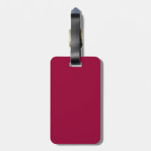 TU- Funny Pink Originele Kunst Bagagelabel (Achterkant verticaal)