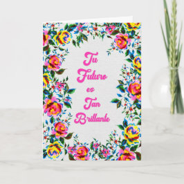 Tu Futuro Brilla con Luz Propia Felicitación Kaart