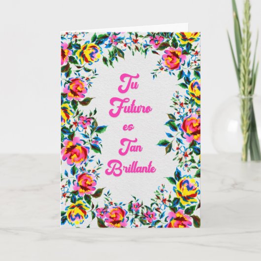 Tu Futuro Brilla con Luz Propia Felicitación Kaart (Voorkant)