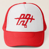 Tu inicial letra H, letra SUISSE v TRACE Trucker Pet (Voorkant)