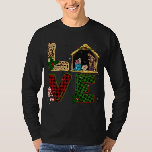 Tu Leopard Pset Kerstmis Costume Christus T-shirt (Voorkant)