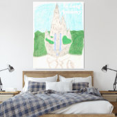 Tu Long Academy (met name_english) Canvas Afdruk (Insitu (Slaapkamer))