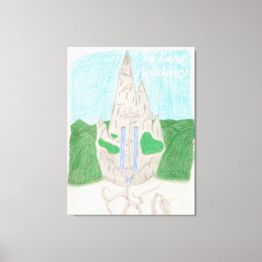 Tu Long Academy (met name_english) Canvas Afdruk (Voorkant)