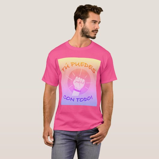 tu puedes t-shirt (Voorkant volledig)