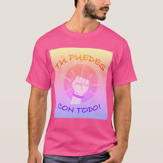 tu puedes  t-shirt (Voorkant)