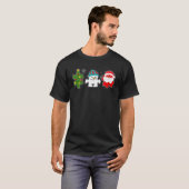 Tu Puzzle Autism Awareness Santa Claus Kerstmis T T-shirt (Voorkant volledig)