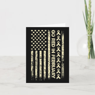 Tu Red Ribbon Heart Disease Awareness - Amerika Kaart