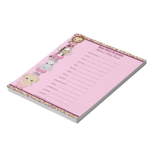 Tu Tu Cute Ballerina Word Scramble TTC 40 pagina's Notitieblok (Linkerzijde)