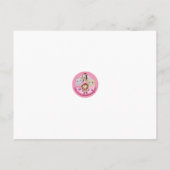 Tu Tu Schattige Ballerina Baby shower BINGO kaarte Uitnodiging Briefkaart (Achterkant)