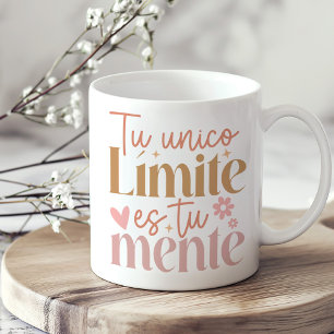 "Tú Unico Limite es Tu Mente" Boho Inspirerend Koffiemok