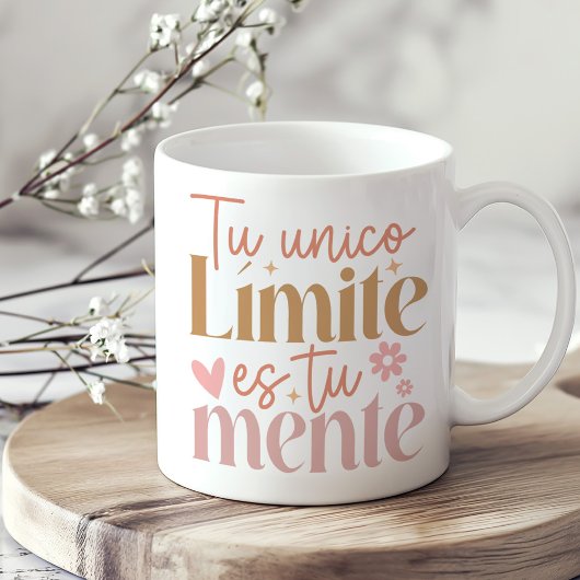 "Tu Unico Limite es Tu Mente" Boho Inspirerend Koffiemok