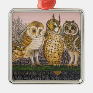 Tu-whit Tu-whooing Metalen Ornament