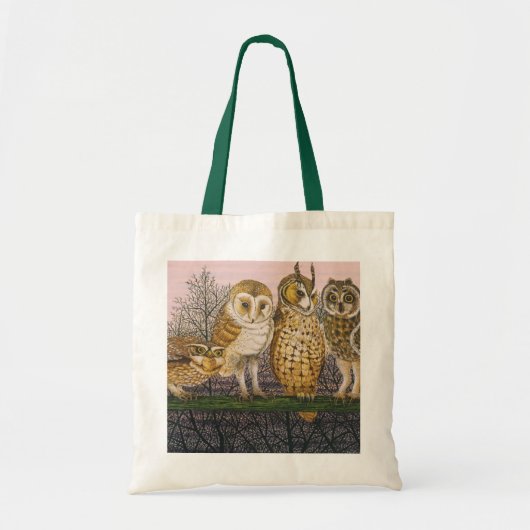Tu-whit Tu-whooing Tote Bag (Voorkant)