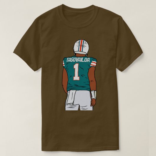 Tua Tagovailoa Terug naar T-shirt (Design voorkant)