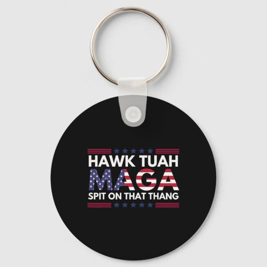 Tuah spuugt op dat ding parodie maga nu dan ooit sleutelhanger (Voorkant)