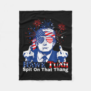 Tuah spuugt op dat ding presidentiële 2024 Mannen  Fleece Deken