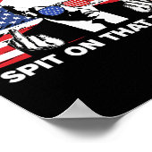 Tuah spuugt op die Thang Trump 2024 Amerikaanse vl Poster (Hoek)