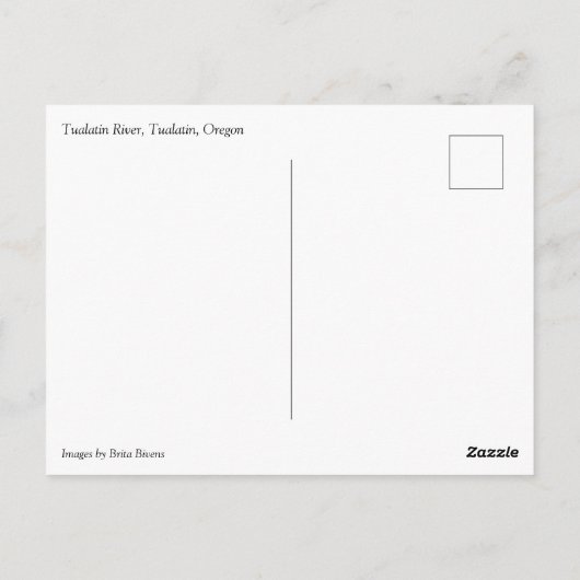 Tualatin, OR Briefkaart (Achterkant)