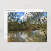 Tualatin River, Oregon Briefkaart (Voorkant / Achterkant)