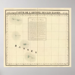 Tuamotu Islands Oceania nr. 49 Poster