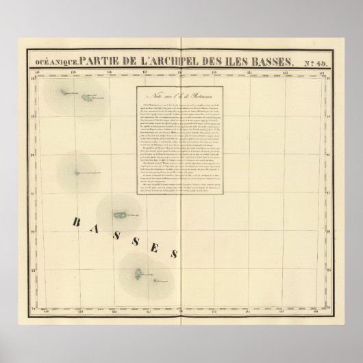 Tuamotu Islands Oceania nr. 49 Poster (Voorkant)
