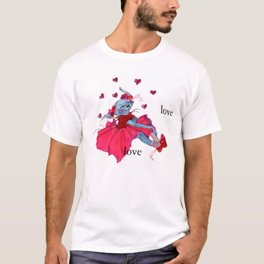 Tu'ar-tsen Ada-ada (shirt van de hartpuppy) T-shirt (Voorkant)
