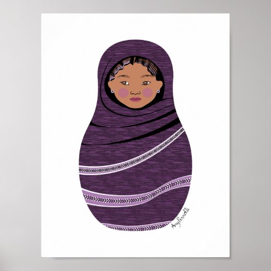 Tuareg Matroesjka Poster (Voorkant)
